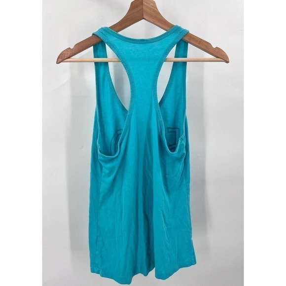 Fitness Tee Co Womens S Small Find Your Strong Workout Motivation Blue Tank Top - Picture 2 of 3